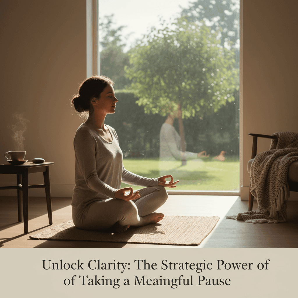 Embracing Stillness: Your Blueprint for Well-being & Peak Performance