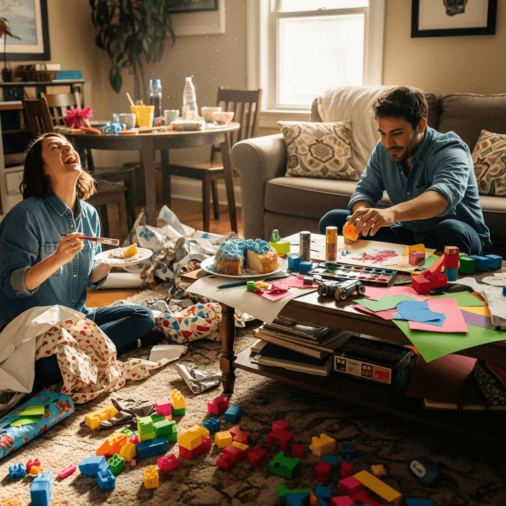 Unboxing Life: The Symbiotic Rhythm of Joy and Chaos