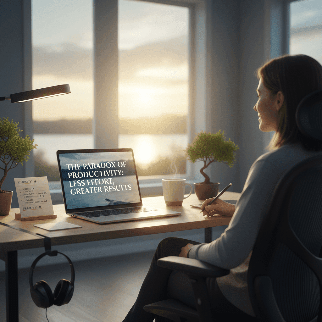 The Paradox of Productivity: Less Effort, Greater Results