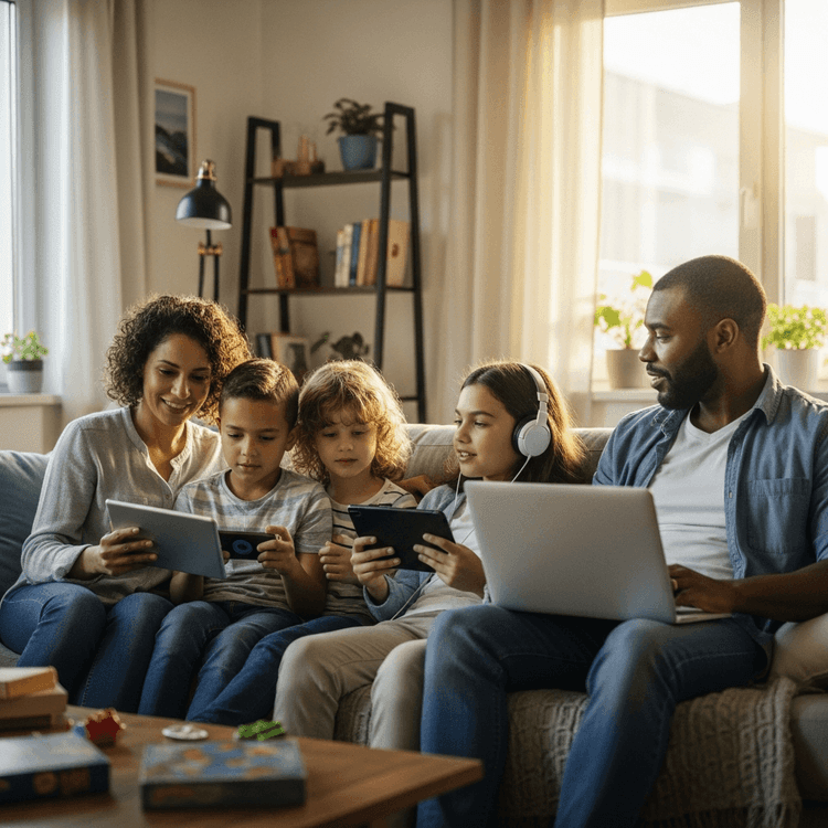 Home Screen Harmony: Reimagining Family in the Digital Age