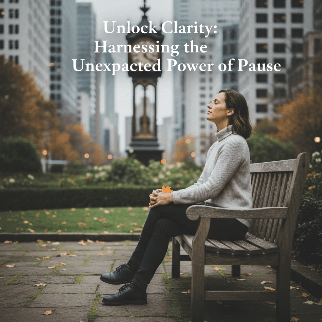 Beyond Busyness: Finding Strength and Clarity Through Deliberate Pauses